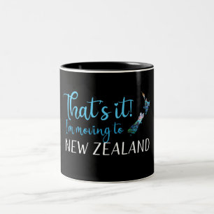 TASSE 2 COULEURS DÉPLACEMENT EN NOUVELLE-ZÉLANDE KIWI PAUA