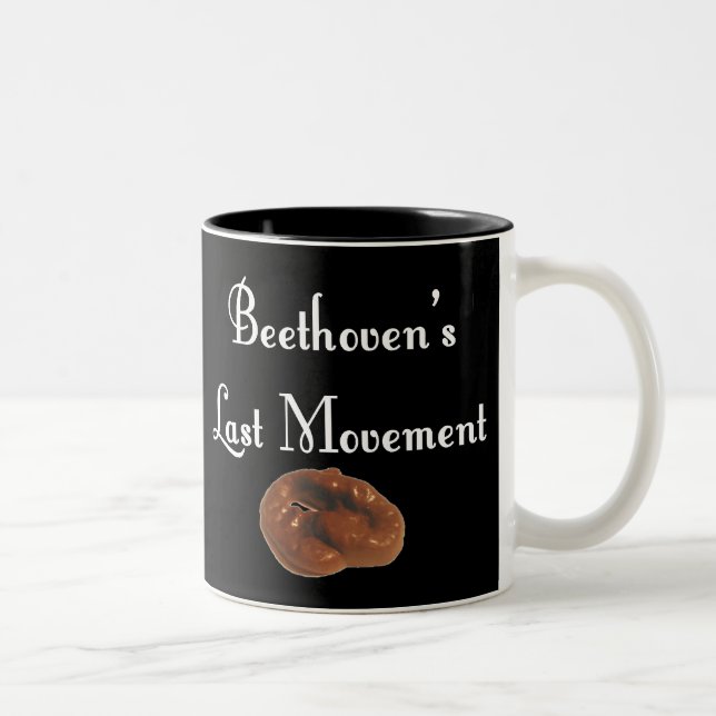 Tasse 2 Couleurs Dernier mouvement de Beethoven (Droit)