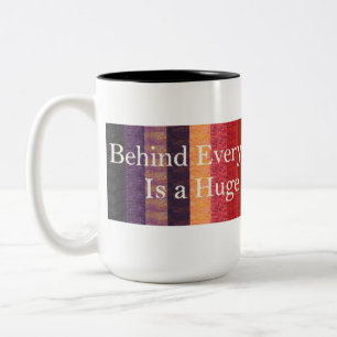Tasse 2 Couleurs Derrière chaque bon quilter