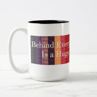 Tasse 2 Couleurs Derrière chaque bon quilter