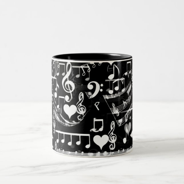 Tasse 2 Couleurs Des battements de mon coeur_ (Centre)