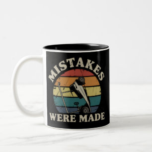 Tasse 2 Couleurs Des erreurs ont été commises Motif amusant du club