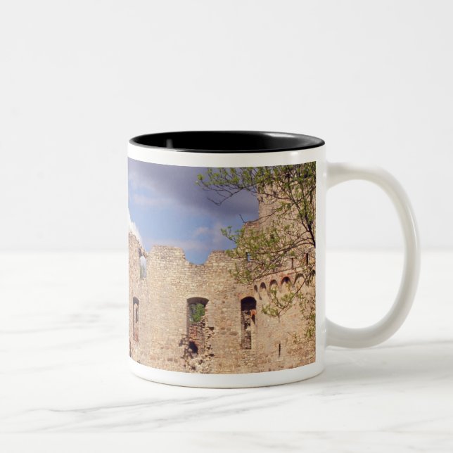 Tasse 2 Couleurs Des filles lettones en tenue traditionnelle, chant (Droit)