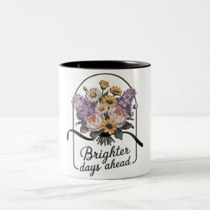 Tasse 2 Couleurs Des Jours plus brillants Inspiration Citation/Subl