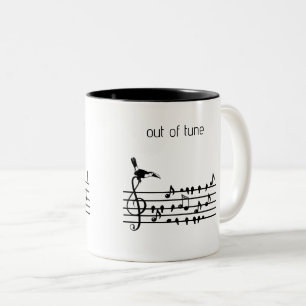 Tasse 2 Couleurs Désaccord, Toucan & Oiseaux Chanteurs Personnel Mu