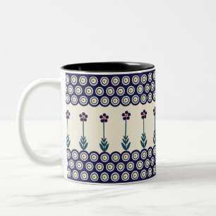 Tasse 2 Couleurs Design polonais de céramiques traditionnelles