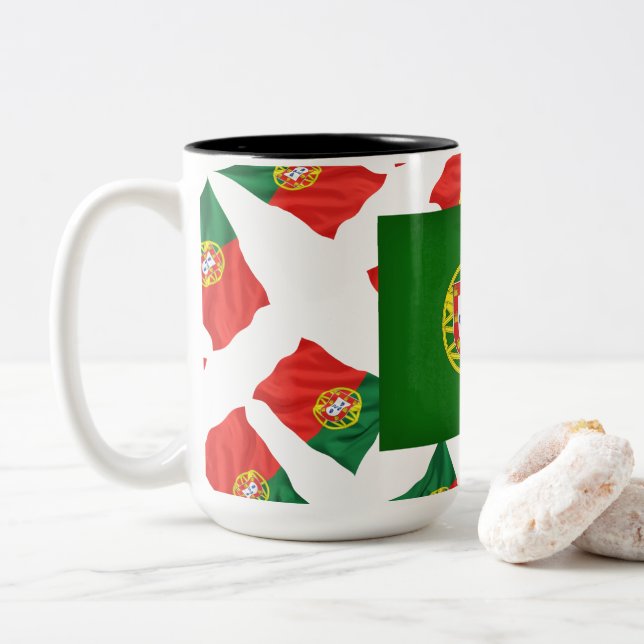 Tasse 2 Couleurs Design portugais (Avec donut)