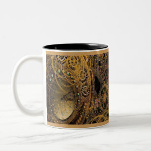 Tasse 2 Couleurs Design Steampunk