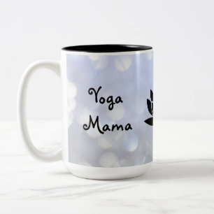 Tasse 2 Couleurs Design Yoga Mama Namaste