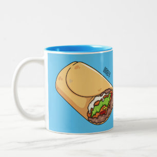 Tasse 2 Couleurs dessin animé de Burrito