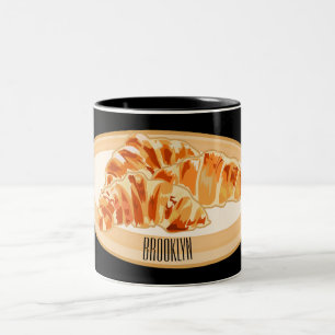 Tasse 2 Couleurs Dessin du Croissant
