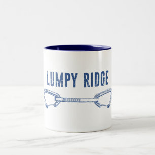 Tasse 2 Couleurs Dessin rapide de l'escalade de Lumpy Ridge