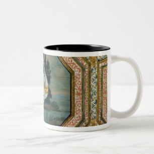 Tasse 2 Couleurs Détail de la décoration de plafond dans le salon