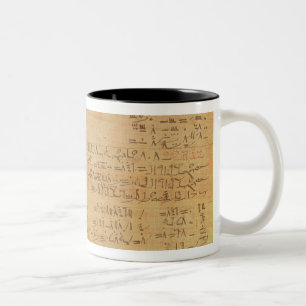 Tasse 2 Couleurs Détail du papyrus mathématique de Rhind