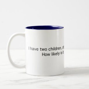 Tasse 2 Couleurs Deux enfants, un un garçon