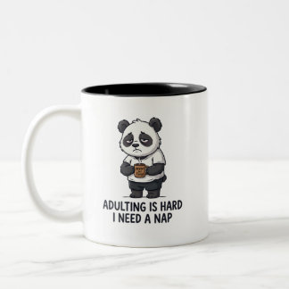 Tasse 2 Couleurs Devenir Adulte Est Dur J'ai Besoin D'une Sieste Pa