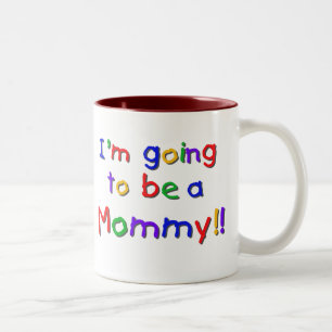 Tasse 2 Couleurs Devenir une maman couleur primaire