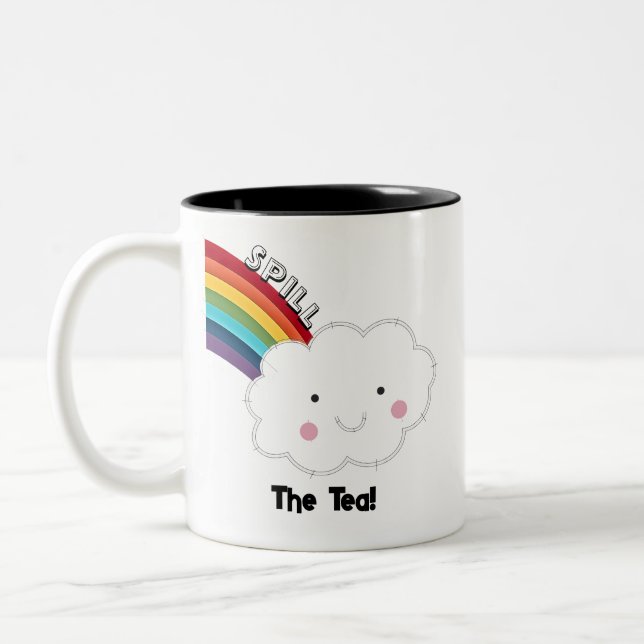 Tasse 2 Couleurs Déverser le thé (Gauche)