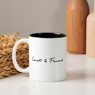 Tasse 2 Couleurs Devis Inspirationnel perdu et trouvé