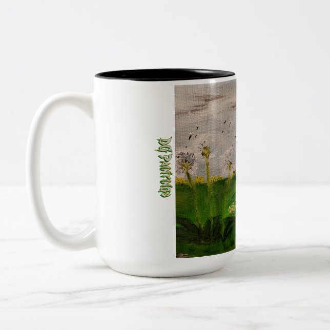 Tasse 2 Couleurs DG Paintings Dandelion Field (Gauche)