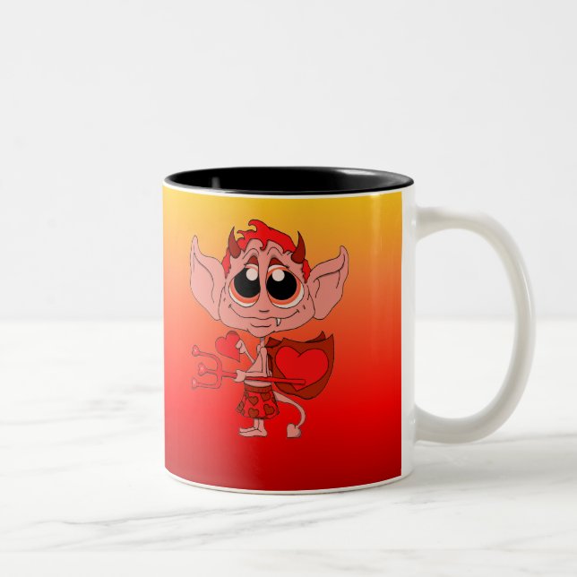 Tasse 2 Couleurs Diable doux de Lil (Droit)