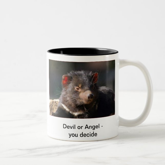 Tasse 2 Couleurs Diable ou ange (Droit)