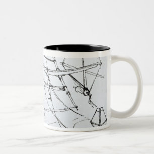 Tasse 2 Couleurs Diagramme d'une aile mécanique