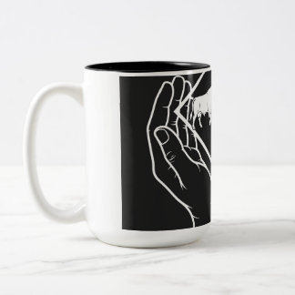 Tasse 2 Couleurs Diamond Hands — Mugue Bicolore