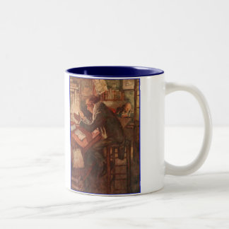Tasse 2 Couleurs Dickens un chant de Noël chauffant par lueur d'une