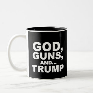 Tasse 2 Couleurs Dieu, armes à feu, et journée d'investiture de Tru