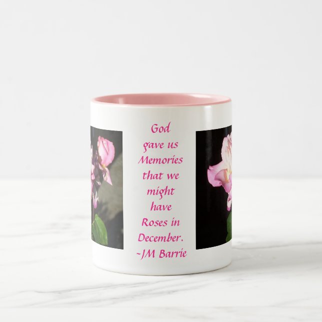 Tasse 2 Couleurs Dieu nous a donné des roses (Centre)