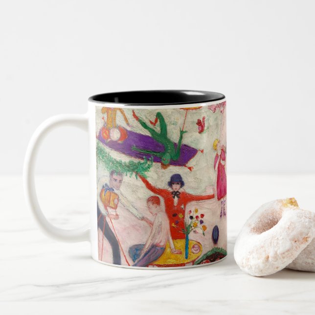 Tasse 2 Couleurs Dimanche après-midi dans le pays (Avec donut)