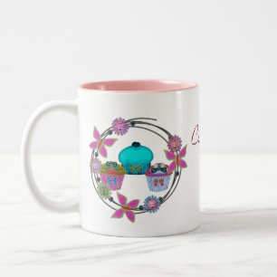 Tasse 2 Couleurs Dimanche de Cupcake