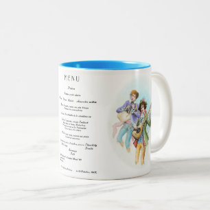 Tasse 2 Couleurs Dîner Invitation au Waldorf Astoria Hotel, 1907