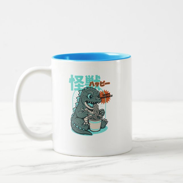 Tasse 2 Couleurs Dino ramen (Gauche)