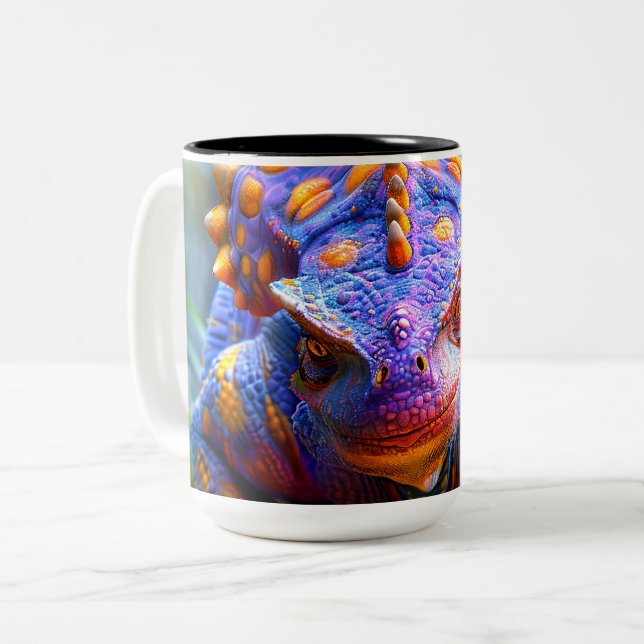 Tasse 2 Couleurs DInosaur (Devant gauche)