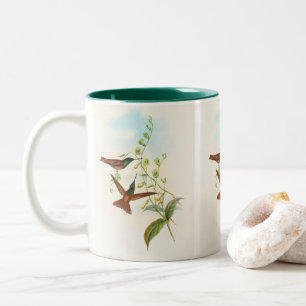 Tasse 2 Couleurs Diphogena Aurora Colibri arc-en-ciel de John Gould