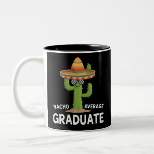 Tasse 2 Couleurs Diplômé du lycée pas moyen Nacho College Humor