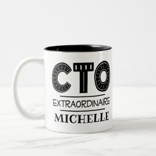 Tasse 2 Couleurs Directeur de la technologie du CTO