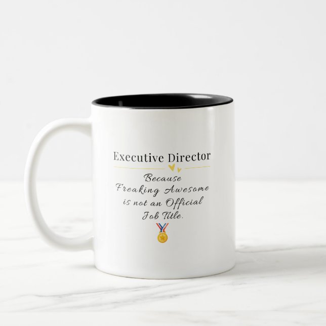 Tasse 2 Couleurs Directeur exécutif (Gauche)