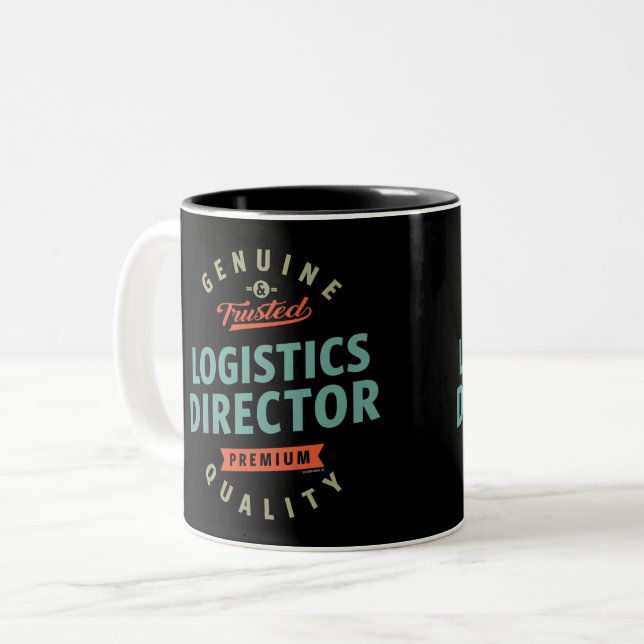 Tasse 2 Couleurs Directeur logistique (Devant gauche)