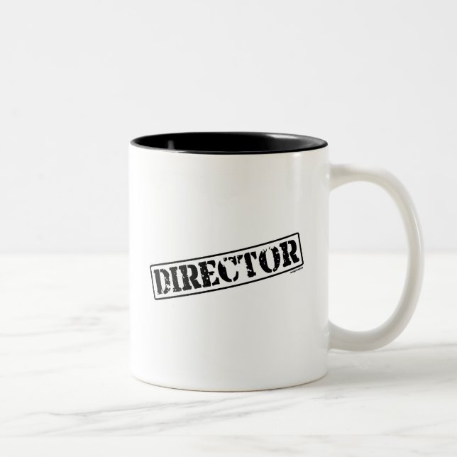 Tasse 2 Couleurs Directeur Stamp (Droit)