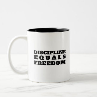 Tasse 2 Couleurs Discipline égale liberté - Jocko Willink