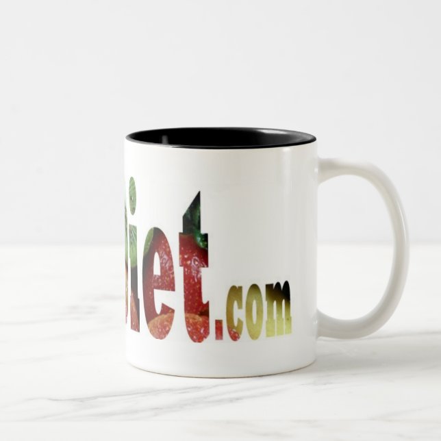 Tasse 2 Couleurs DishDiet. COM attaquent (Droit)