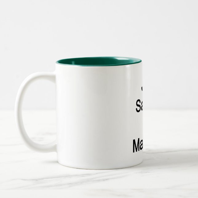 Tasse 2 Couleurs Dites Non Au Mariage (Gauche)