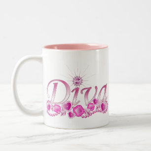 Tasse 2 Couleurs Diva Bling