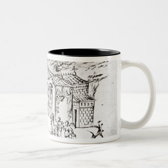 Tasse 2 Couleurs Diverses scènes illustrant un psaume (Droit)