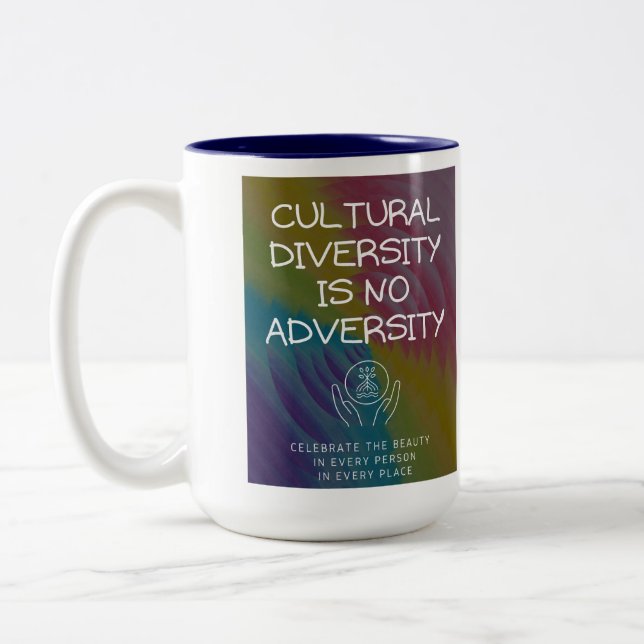 Tasse 2 Couleurs Diversité culturelle (Gauche)