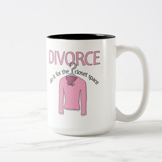 Tasse 2 Couleurs Divorce pour l'espace de cabinet (Droit)
