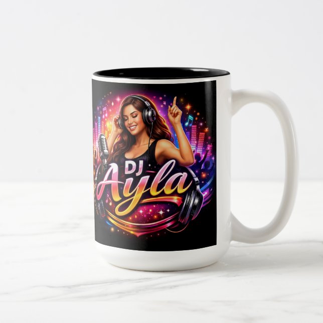 TASSE 2 COULEURS DJ AYLA 2 (Droit)